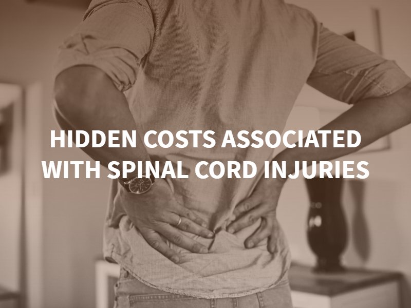 Hidden Costs Associated With Spinal Cord Injuries