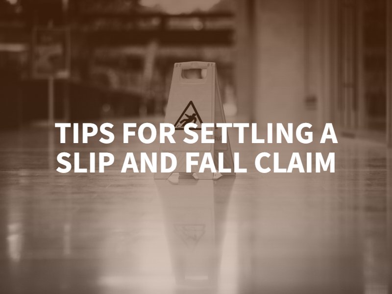 Tips when settling a slip and fall claim in Tennessee