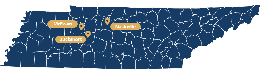 Bucksnort / McEwen and its proximity to Nashville